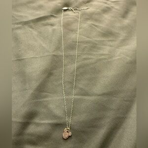 Sterling Silver Mickey Mouse Necklace